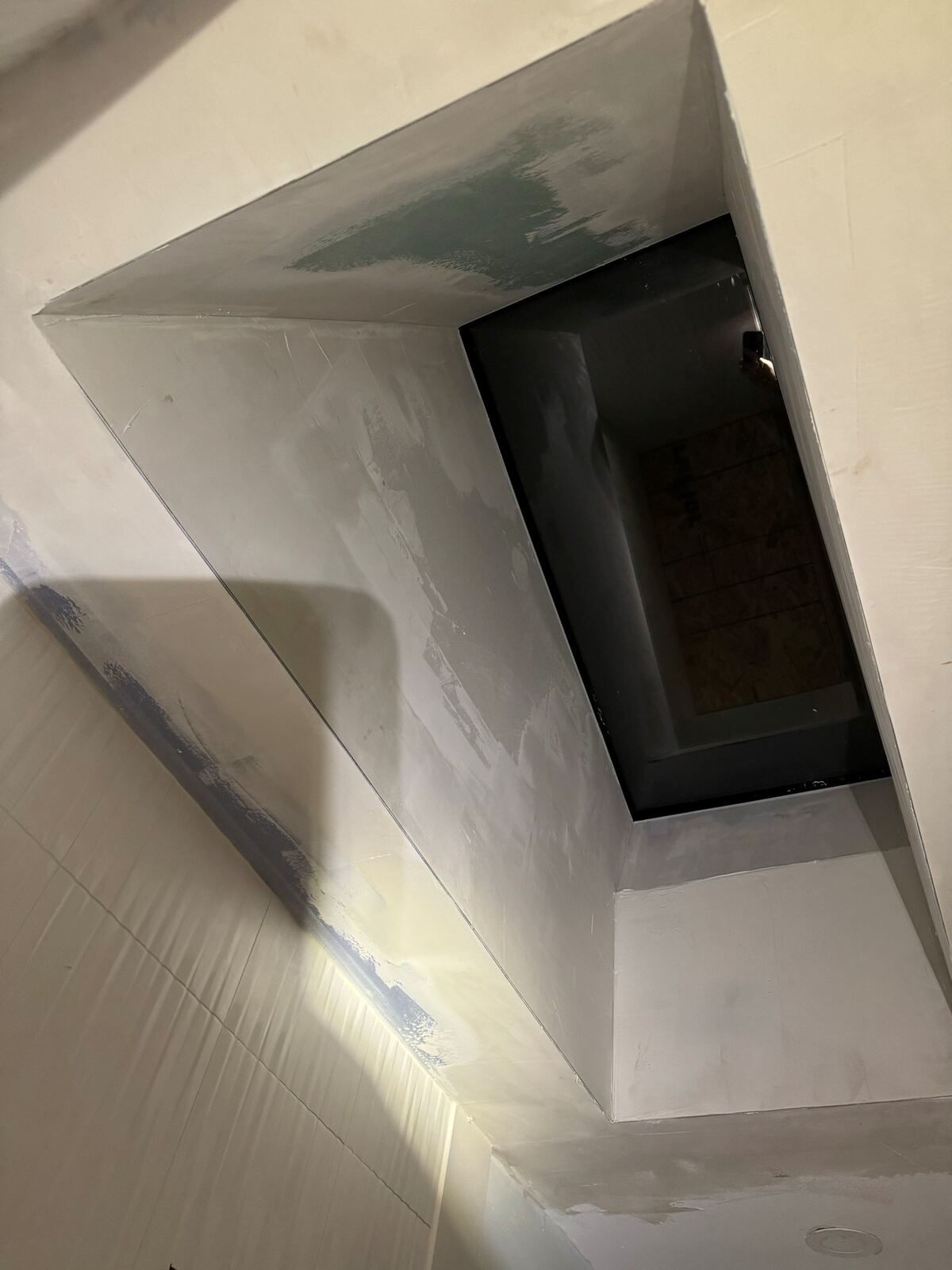 Paired skylights finished from inside &mdash; Well Roofing project