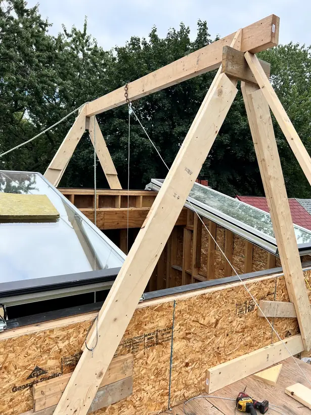 Longlight VELUX Modular Skylight installation by Well Roofing — Morse Street, photograph 4