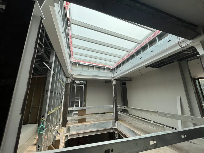 Longlight VELUX Modular Skylight installation by Well Roofing — Longlight on a residential flat roof, photograph 10